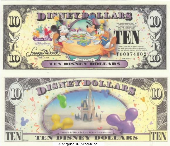 bacnote de la disney - rebela_secreta - Minidisney