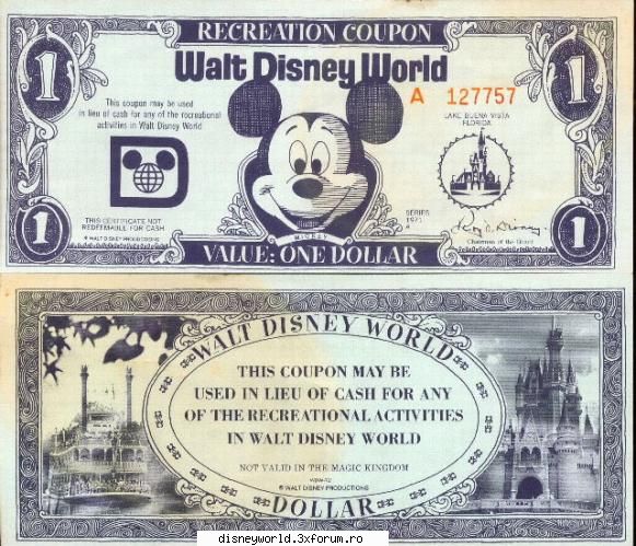 bacnote de la disney - rebela_secreta - Minidisney