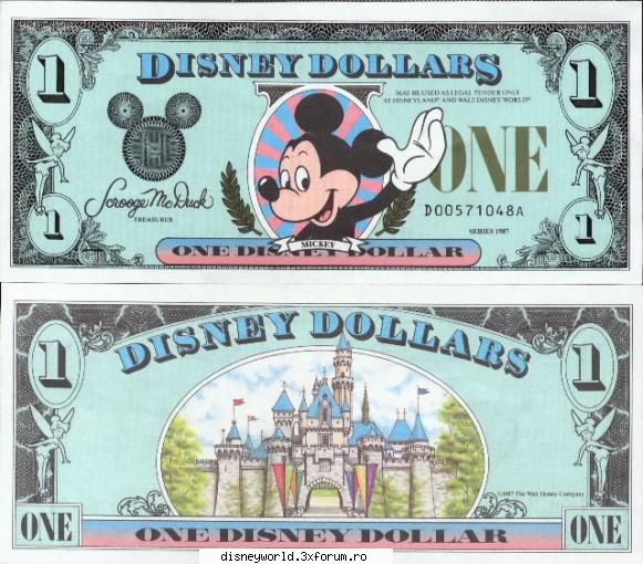 bacnote de la disney - rebela_secreta - Minidisney