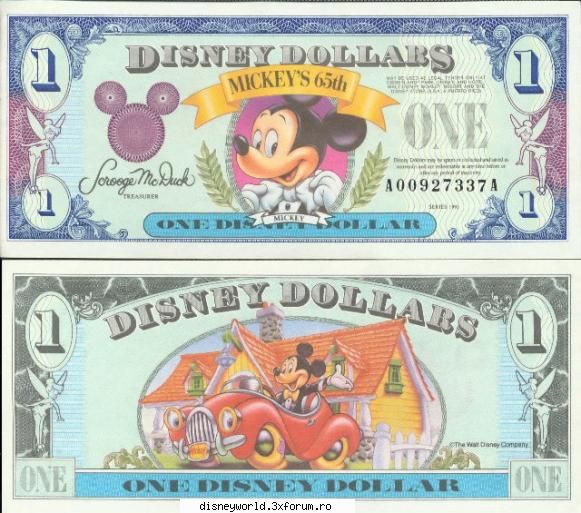 bacnote de la disney - rebela_secreta - Minidisney