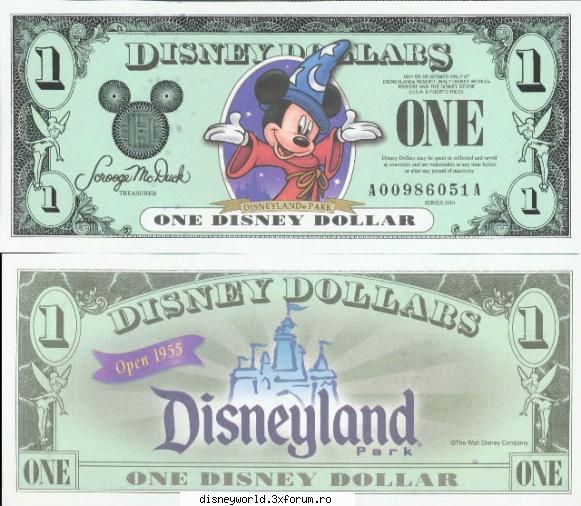 bacnote de la disney - rebela_secreta - Minidisney