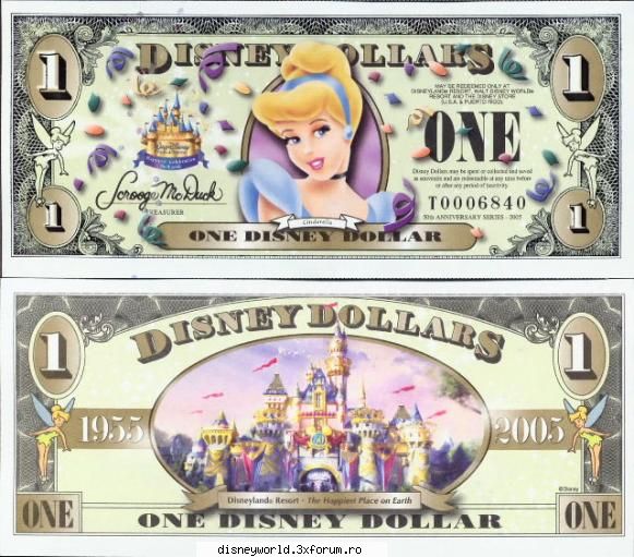 bacnote de la disney - rebela_secreta - Minidisney