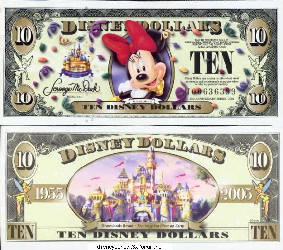 bacnote de la disney - rebela_secreta - Minidisney