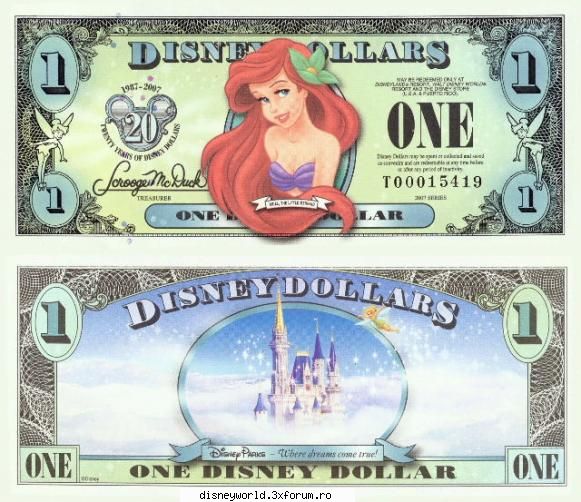 bacnote de la disney - rebela_secreta - Minidisney